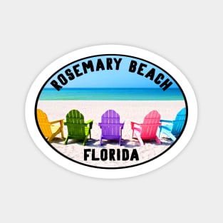 Rosemary Beach Florida Adirondack Chairs 30A Emerald Coast Sticker